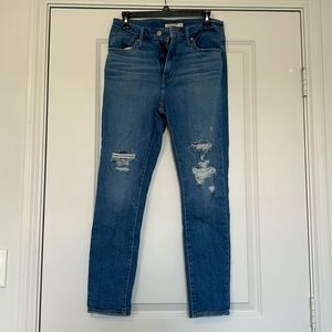 Levi’s 721 high rise skinny jeans, size 30